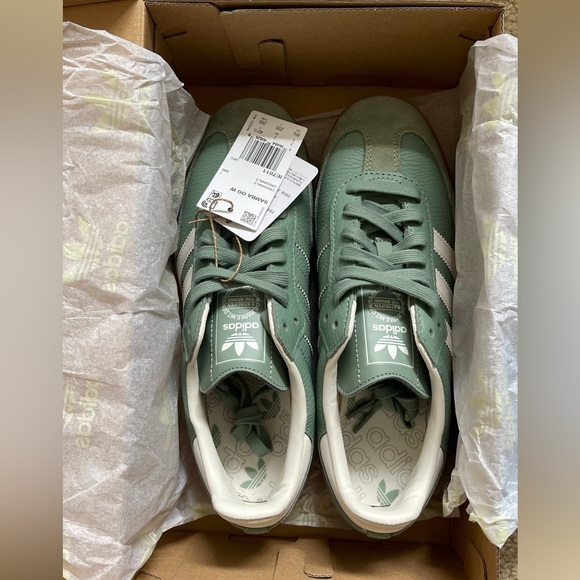 Adidas Women’s Samba OG - Sage Green - size 8.5 - Picture 2 of 8